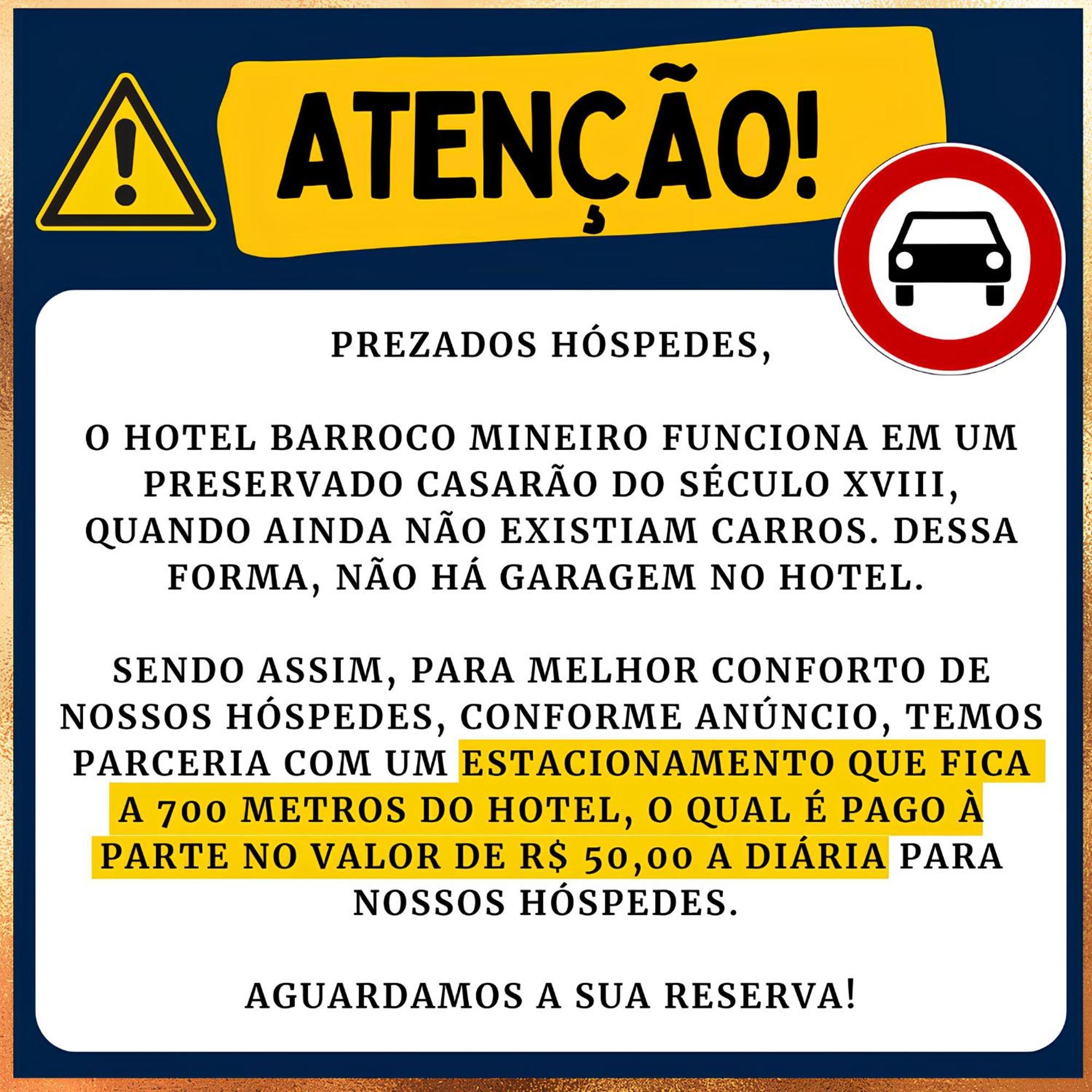 אורו פרטו Hotel Barroco Mineiro מראה חיצוני תמונה